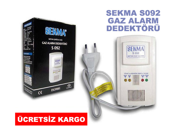 sekma gaz alarmı